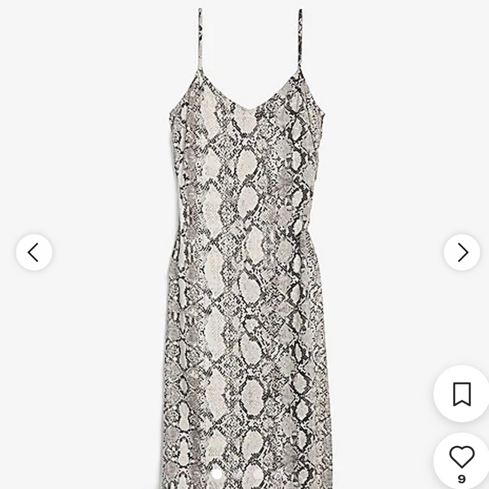 Express Midi Slip Dress